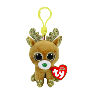 Ty Beanie Boos Glitzy The Reindeer Clip